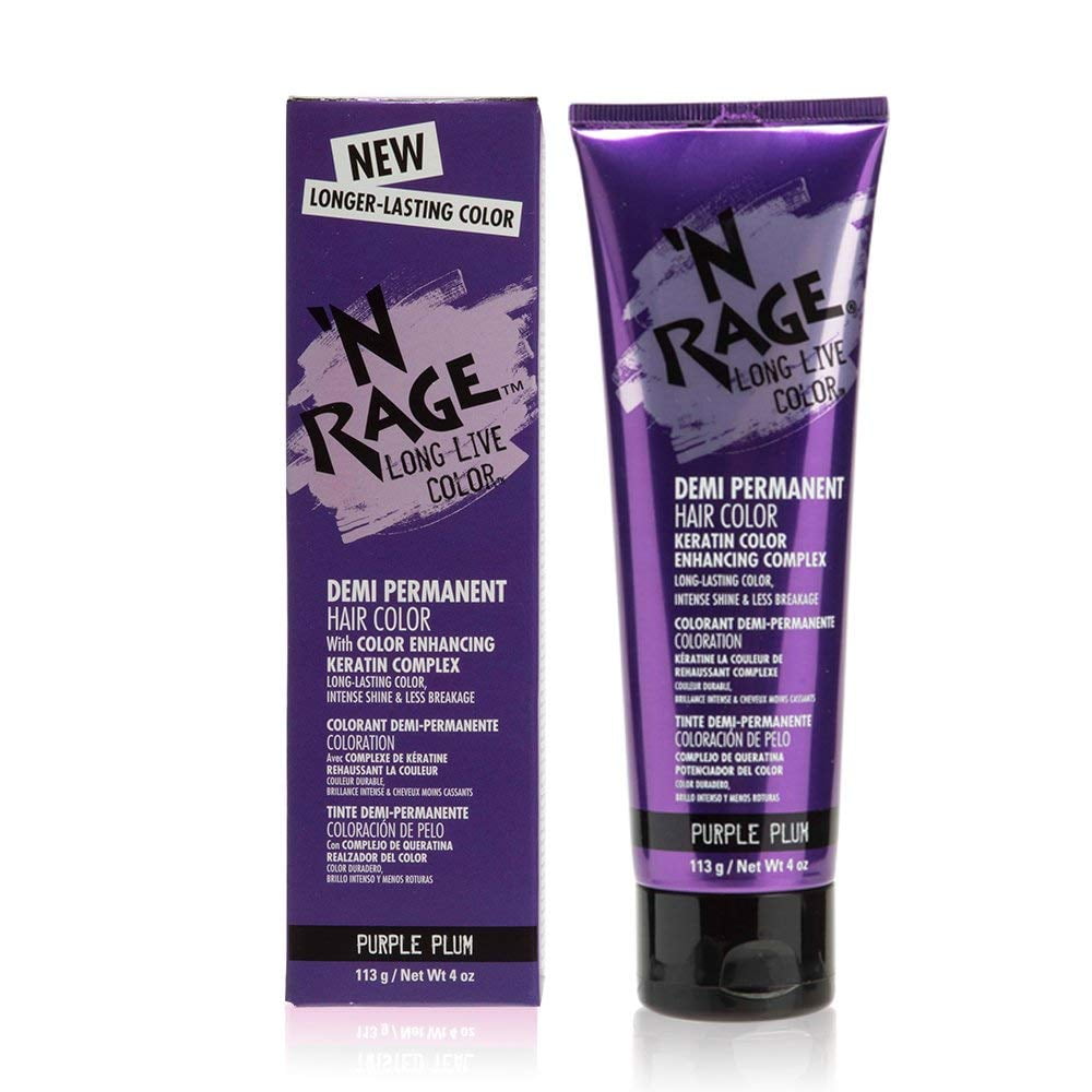 View Violet Plum Hair Color Gif