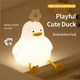 thumbnail image 4 of Kids Night Lights for Bedroom Flower Pat Interactive Silicone Lamp, Motion Sensor Auto On/Off, Light Sensor Night Light, 4 of 6
