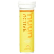 Angle View: Original Nuun Active: Hydrating Electrolyte Tablets, Orange, Box of 4 Tubes