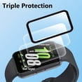 thumbnail image 4 of Cubierta protector pantalla completa curva 3D TPU/PMMA Anti-SCRACH Clear Anti DactinfingRint 2 Pack para Fit 3 2024, 4 of 9