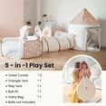 thumbnail image 2 of Tiny Land Toddler Play Tunnel & Ball Pit, Foldable Indoor/Outdoor Playhouse, Adventure Theme, with Carry Bag, 2 of 9