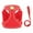 Red, variant on AUHomi Soft Step in Dog Harness, Vest Harness and Leash Set for Small Medium Dogs, Puppy Harness, Mesh Reflective Dog Harness Vest (Red, L)