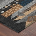 thumbnail image 3 of Addison Rugs Chantille Indoor/Outdoor Transitional Global Black Machine Washable Rectangle Rug, 10' x 14', 3 of 8