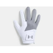 Under Armour UA Medal Right Handed Golf Glove, Steel/White