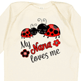 thumbnail image 4 of Inktastic My Nana Loves Me with Cute Ladybugs Boys or Girls Long Sleeve Baby Bodysuit, 4 of 5