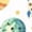 White-1, variant on Women's "Neurodiverse Universe" Planets Graphic Short Sleeve T-Shirt Breathable Cotton Crewneck Top