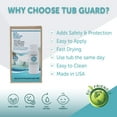 Tub Guard Clear Non Slip Coating for Bathtub and Shower Safety 2 oz