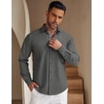 thumbnail image 2 of COOFANDY Men's Casual Shirts Big and Tall Long Sleeve Button Down Shirts for Men, 2 of 6