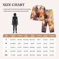 thumbnail image 4 of Fotbe Cute Cloud Pomeranian Pattern Long Sleeve Pajama Set for Women,Sleepwear Set,2-piece Loungewear Set,Soft PJs Comfy Nightwear with Pockets -Medium, 4 of 7