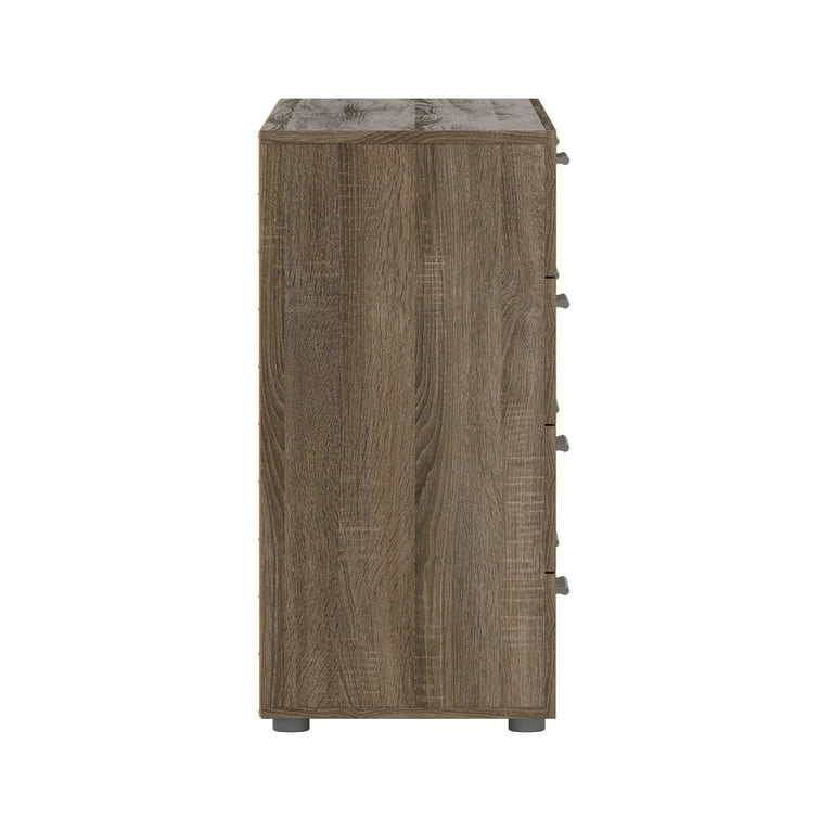Loft Truffle Oak 8 Drawer Double Dresser, Solid Finish Bedroom