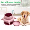 thumbnail image 3 of Sunjoy Tech  4 Teats Pet Feeder,240ML Puppy Feeder Silicone Milk Bowl,Pet Feeder with Anti-Slip Suction Cup for Kittens Puppies Rabbits, 3 of 8