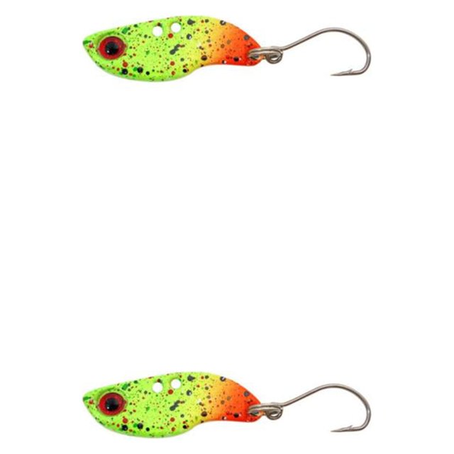 Wosthever Kit de cucharas para trucha, señuelo de pesca Wobbler tembloroso, Mini Crankbait Spinner, cebos de hundimiento para carpa de agua Type5 NO5