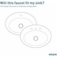 thumbnail image 3 of Moen Danika Spot Resist Brushed Nickel One-Handle High Arc Bathroom Faucet, 3 of 6