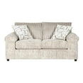 thumbnail image 6 of Roundhill Furniture Nason Wide Wale Corduroy Sofa and Loveseat Set, Parchment, 6 of 10