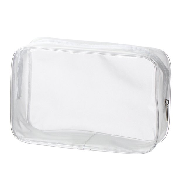 APOYO organizador de viaje de alta calidad de almacenamiento transparente de maquillaje casos de PVC bolsas de belleza caso de maquillaje bolsa de lavado transparente bolsas de cosméticos