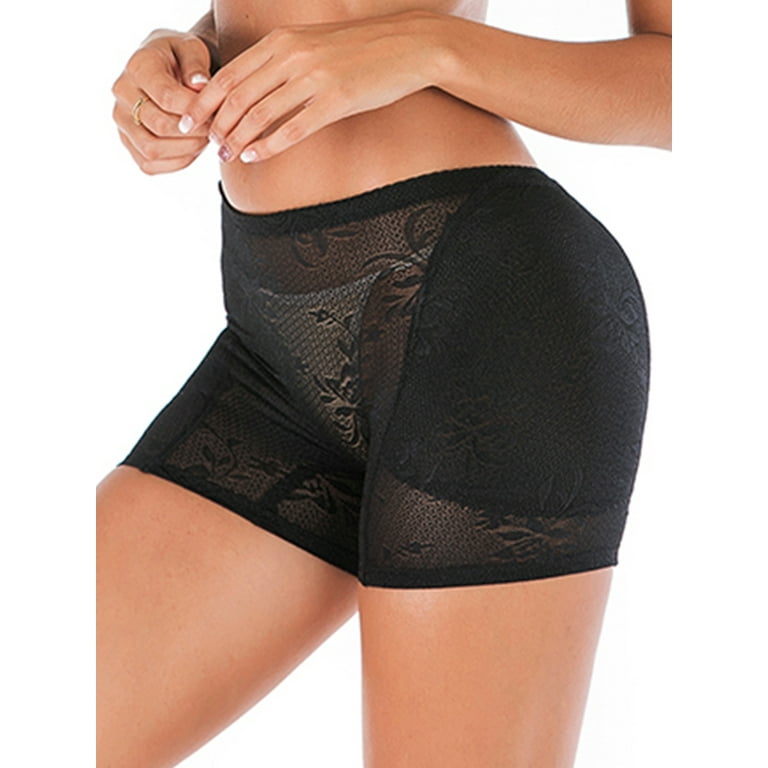 FOCUSSEXY Butt Lifer Panties for Women Padded Seamless Underwear Hip  Enhancer Body Shaper Tummy Control Boyshorts Panties Padded Shapewear 