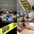 thumbnail image 5 of Uxcell Safety Caution Tape 2 Inch x 108 Feet Safety Warning Tape Floor Tape Black Yellow, 5 of 5