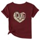 thumbnail image 1 of Camisetas de Manga Corta para Mujeres, Camiseta de Cuello Redondo Impresa de Moda, Primavera Y Verano Casual, 1 of 1