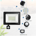thumbnail image 2 of Outdoor Safety Light with Motion Sensor - 50W Led Floodlight Powered By Main Power Supply, IP66 Waterproof Pir Light, 2 of 6