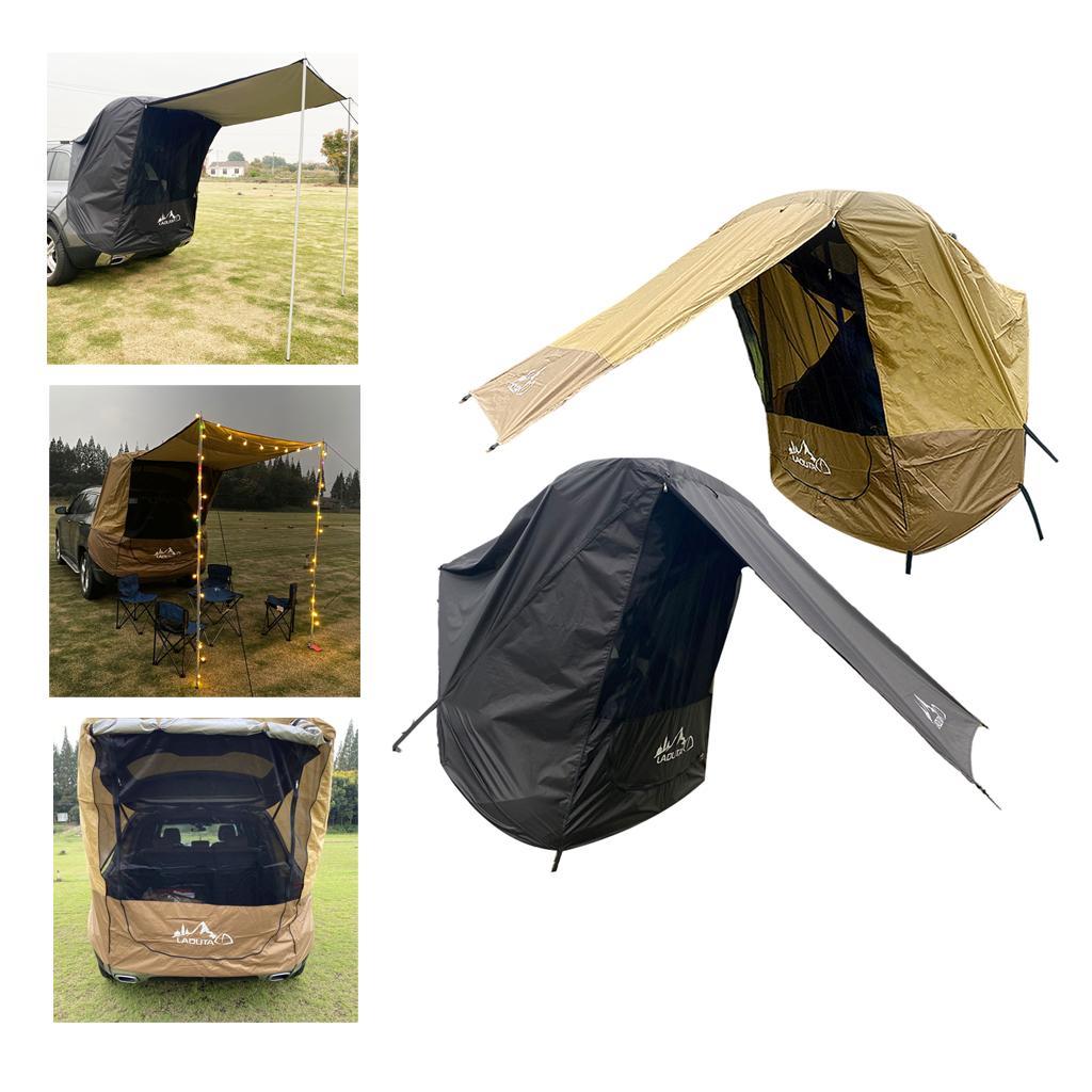 Car Trunk Tent Camping Shelter Waterproof Extension Suv Tailgate Sun