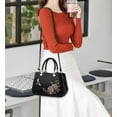 thumbnail image 2 of Purses and Handbags for Women, Tote Shoulder Bag Leather Satchel Top Handle for Ladies, 2 of 4