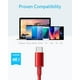 thumbnail image 2 of Cable Anker USB a USB C [paquete de 2, 1,8 m] para Samsung Galaxy S10, 2 of 7