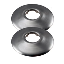 Westbrass R129-2-07 1/2" IPS Sure Grip Low Pattern Flange, Satin Nickel (2-Pack)