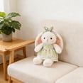 thumbnail image 4 of Realistic Easter Bunny Plush Toy, Soft Floppy Rabbit Stuffed Animal, Lifelike Lop Ear Rabbit Doll for Spring Party Decor, Cozy Companion for Toddlers, Easter Basket Filler, 4 of 9