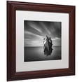 thumbnail image 2 of Trademark Fine Art "My Boat IV" Canvas Art by Moises Levy White Matte, Wood Frame, 2 of 4
