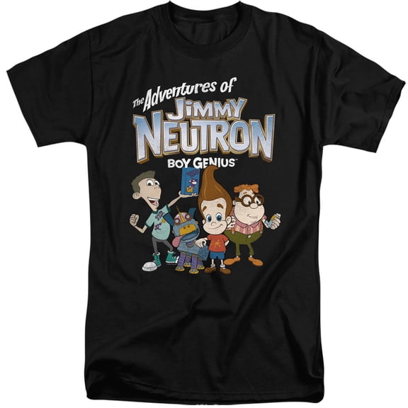 Jimmy Neutron Group Unisex Adult Tall T Shirt,Black, X-Large