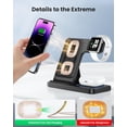 thumbnail image 2 of DUMTERR Cargador inalámbrico 3 en 1 para iPhone 15/14/13/12, estación de carga inalámbrica para dispositivos Apple, soporte de carga para Apple Watch Series, para AirPods, 2 of 5