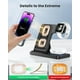 thumbnail image 2 of DUMTERR Cargador inalámbrico 3 en 1 para iPhone 15/14/13/12, estación de carga inalámbrica para dispositivos Apple, soporte de carga para Apple Watch Series, para AirPods, 2 of 5