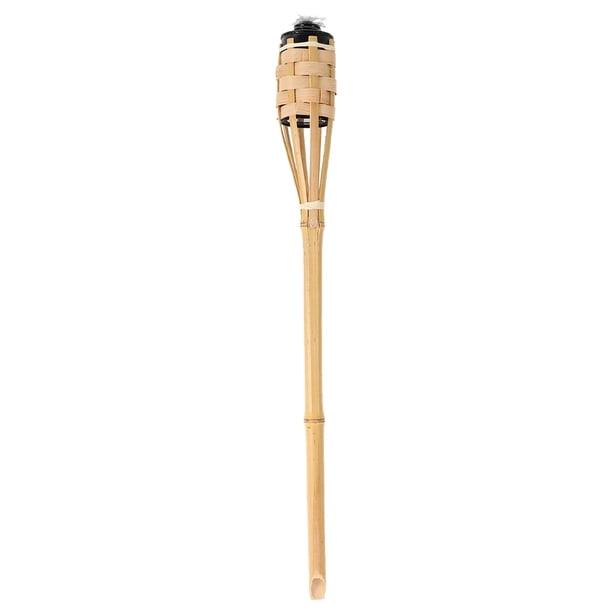 Antorcha de bambú para exteriores, antorcha de aceite de mano, antorcha de bambú para jardín, luz de aceite, diseño de festival, antorcha de bambú de estilo rústico, lámpara de aceite decorativa