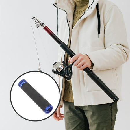 HEMOTON Pulling Rod Tool Fishing Knot Tying Bobbin Nail Fly Twine Blue