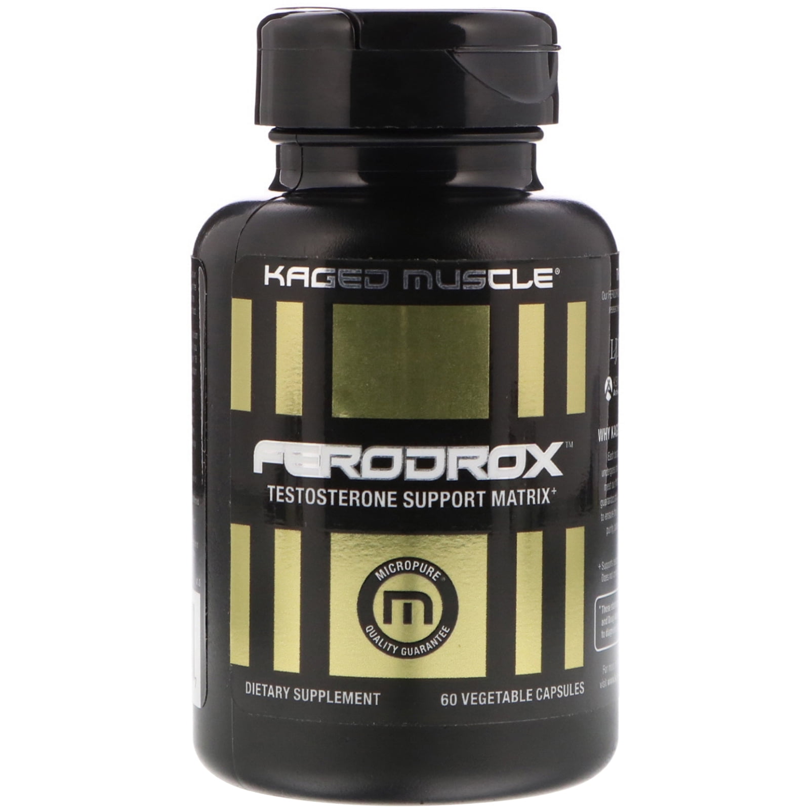 Kaged Muscle Ferodrox Testosterone Support Matrix, 60 Vegetable