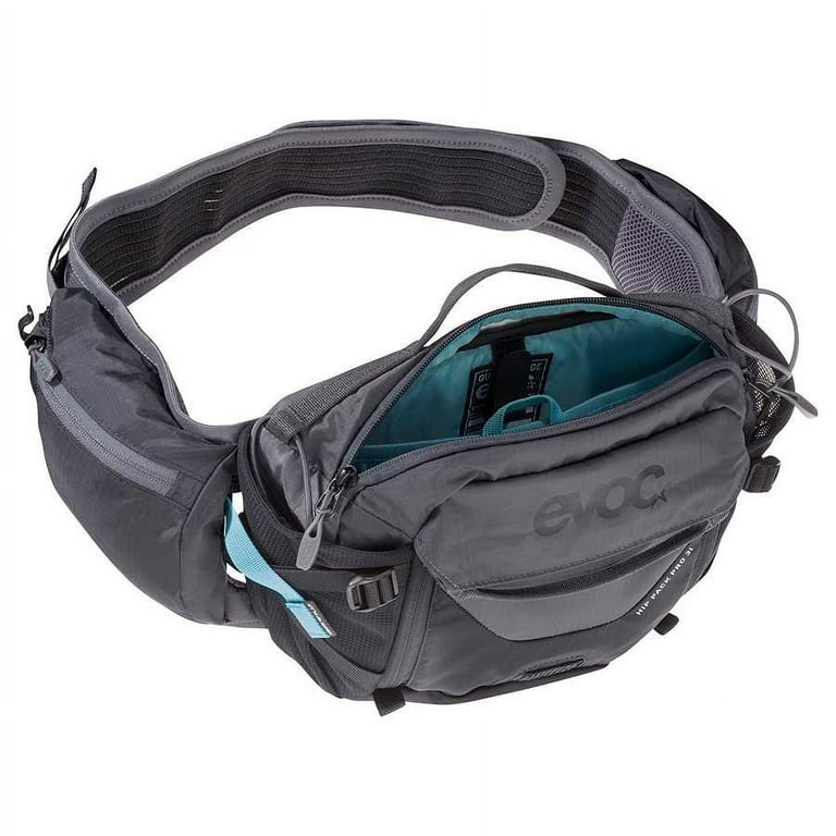 EVOC Hip Pack Pro Hydration Bag, Volume: 3L, Bladder: Not inlcuded,  Black/Carbon Grey - Walmart.com
