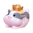thumbnail image 1 of CNKOO Micro Landscape Desktop Small Ornaments Fortune Cows Model Toy Car Decor Gift, 1 of 10