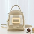 thumbnail image 1 of LinYooLi Big Capacity Women Backpack Fashion Color Matching Small Backpack Ladies Shoulder Crossbody Bag Soft Leather Female Mini, 1 of 6