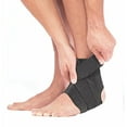 thumbnail image 1 of Mueller Adjustable Ankle Support, Green/ Black, One Size Fits Most, 1 of 4