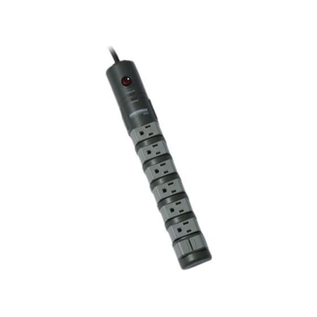 UPC: 0784755153401 | 8-Outlet (6-Rotating) Surge Protector 15A 120V 1800 Watts 2160 Joules
