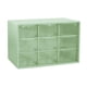 thumbnail image 1 of Mini organizador de cajones para escritorio, ideal para guardar artículos de oficina y arte. Verde, 1 of 9