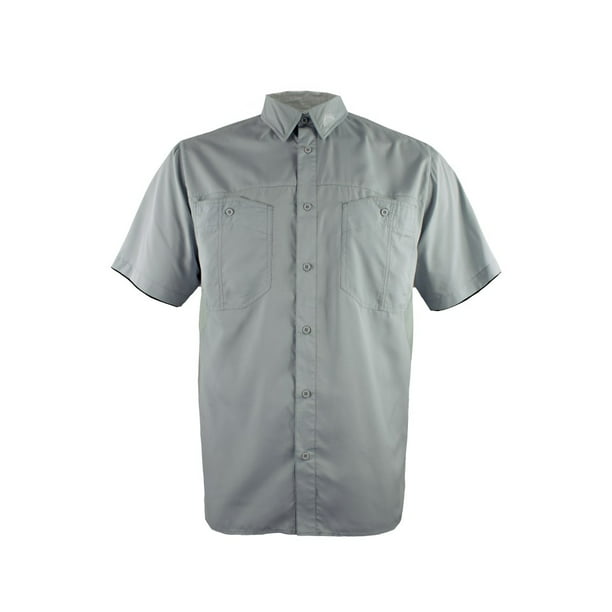 FinTech - FinTech Men's Short Sleeve Fishing Shirt - XL - Walmart.com ...