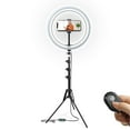 thumbnail image 7 of Bower 12” Studio Light USB Power Ball-Head Mount 62" Adjustable Tripod 3 Colors 10 Brightness Levels In-Line Remote, 7 of 7