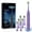 Purple, variant on OasiSmile Sonic Electric Toothbrush for Adults and Teens, Travel Rechargeable 42000 VPM Power Tooth Brush with 5 Modes, 90 Days Battery Life, 6 Brush Heads, Black