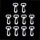 thumbnail image 3 of 10 Piezas de Accesorios de Joyería de Bricolaje Cierres de Langosta de Resina Ganchos de Garra Blanco / Negro Baoblaze Cierres de langosta, 3 of 8