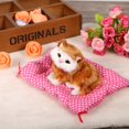 thumbnail image 5 of Super Cute Mini Simulation Sounding Sitting Kittens Cats Plush Toys Doll Christmas Gift Yellow, 5 of 5