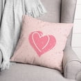 thumbnail image 3 of Creative Products Speckled Heart Pattern 18 x 18 Indoor / Outdoor Pillow, 3 of 3