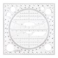 thumbnail image 1 of Miangastore Architecture Ruler Black 1 Set 4.7x4.7x0.2In, 1 of 8