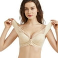 thumbnail image 3 of Guardurnaity Cierre frontal Beauty Back Bra, 5D Shaping Up Seamless Trace Beauty Back Sports Cómodo sujetador, Womens Casual bra. Ropa interior color desnudo METRO, 3 of 6