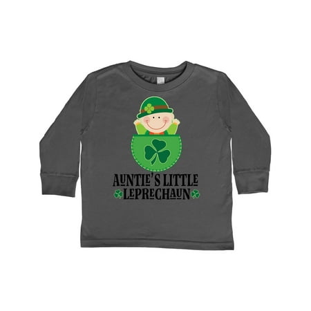 

Inktastic St Patricks Day Auntie Leprechaun Irish Gift Toddler Boy or Toddler Girl Long Sleeve T-Shirt